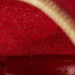 Pre Owned Louis Vuitton Cerise Damier Ebene Canvas Caissa Bag