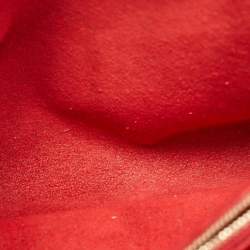 Pre Owned Louis Vuitton Cerise Damier Ebene Canvas Caissa Bag