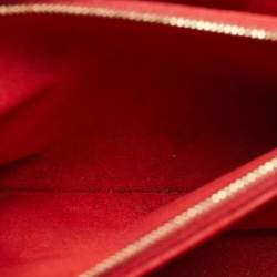 Pre Owned Louis Vuitton Cerise Damier Ebene Canvas Caissa Bag