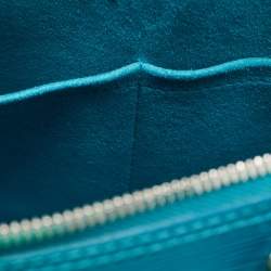 Pre Owned Louis Vuitton Cyan Epi Leather Alma PM Bag
