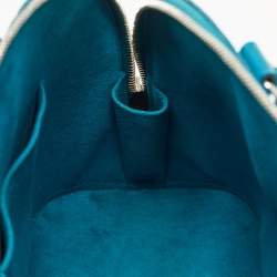 Pre Owned Louis Vuitton Cyan Epi Leather Alma PM Bag