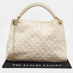 مملوكة مسبقًا Louis Vuitton Neige Monogram Empreinte Leather Artsy MM Bag
