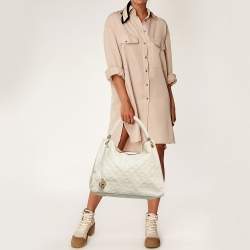 مملوكة مسبقًا Louis Vuitton Neige Monogram Empreinte Leather Artsy MM Bag