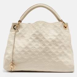 مملوكة مسبقًا Louis Vuitton Neige Monogram Empreinte Leather Artsy MM Bag
