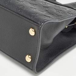 Pre Owned Louis Vuitton Black Monogram Empreinte Leather Pont Neuf MM Bag