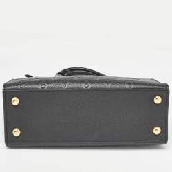Pre Owned Louis Vuitton Black Monogram Empreinte Leather Pont Neuf MM Bag