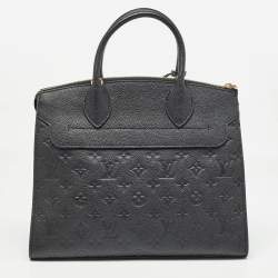 Pre Owned Louis Vuitton Black Monogram Empreinte Leather Pont Neuf MM Bag