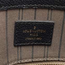 Pre Owned Louis Vuitton Black Monogram Empreinte Leather Pont Neuf MM Bag