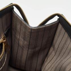 Pre Owned Louis Vuitton Black Monogram Empreinte Leather Pont Neuf MM Bag