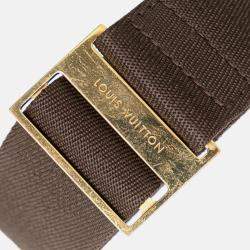 Louis Vuitton Brown Canvas Geronimos Belt Bag