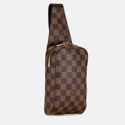 Louis Vuitton Brown Canvas Geronimos Belt Bag