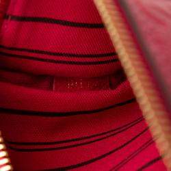 Louis Vuitton Red Monogram Empreinte Pochette Metis Shoulder Bag