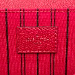 Louis Vuitton Red Monogram Empreinte Pochette Metis Shoulder Bag