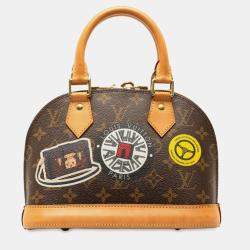 Louis Vuitton Brown Monogram World Tour Alma BB Satchel Bag