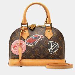 Louis Vuitton Brown Monogram World Tour Alma BB Satchel Bag