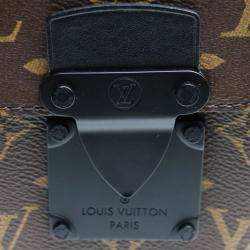 Louis Vuitton Macassar Monogram Canvas S Lock Vertical Wearable Wallet 