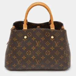 Louis Vuitton Monogram Canvas and Leather Montaigne BB Bag