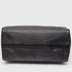 Pre Owned Louis Vuitton Black Epi Leather Speedy 35 Bag