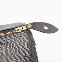 Pre Owned Louis Vuitton Black Epi Leather Speedy 35 Bag