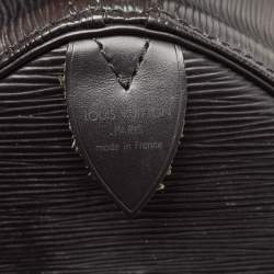Pre Owned Louis Vuitton Black Epi Leather Speedy 35 Bag
