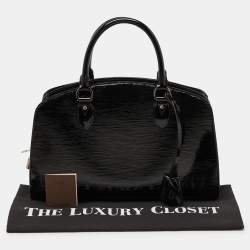 Pre Owned Louis Vuitton Black Electric Epi Leather Jasmine Bag