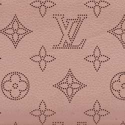 Louis Vuitton Rose Jasmin Mahina Monogram Leather Zippy Wallet