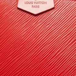 Pre Owned Louis Vuitton Red Epi Leather Mini Alma Bag