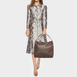 Pre Owned Louis Vuitton Damier Ebene Canvas Portobello PM Bag