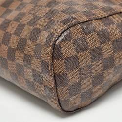 Pre Owned Louis Vuitton Damier Ebene Canvas Portobello PM Bag