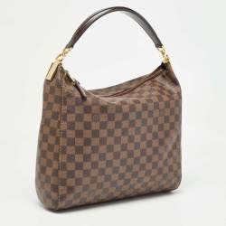 Pre Owned Louis Vuitton Damier Ebene Canvas Portobello PM Bag
