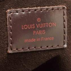 Pre Owned Louis Vuitton Damier Ebene Canvas Portobello PM Bag