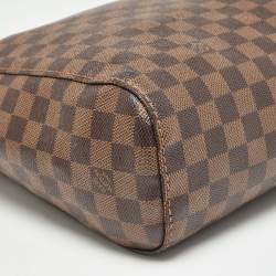 Pre Owned Louis Vuitton Damier Ebene Canvas Portobello PM Bag