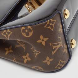 Louis Vuitton Black Vernis Leather and Monogram Canvas Cherrywood PM Bag