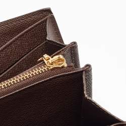 Louis Vuitton Damier Ebene Canvas Rosebery Wallet
