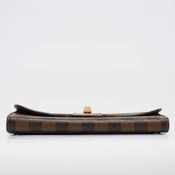 Louis Vuitton Damier Ebene Canvas Rosebery Wallet