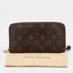 Louis Vuitton Monogram Canvas Zippy Compact Wallet