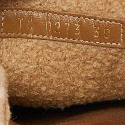 Louis Vuitton Beige Monogram Wool LV Cosy Flat Clogs Size 38