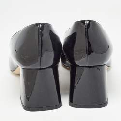 Louis Vuitton Black Patent Leather Shake Pumps Size 39