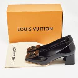 Louis Vuitton Black Patent Leather Shake Pumps Size 39