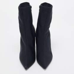 Louis Vuitton Black/Brown Monogram Canvas and Nylon Matchmake Boots Size 37