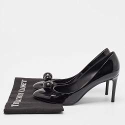 Pre Owned Louis Vuitton Black Patent Leather Betty Pumps Size 38
