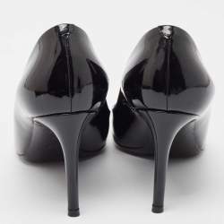 Pre Owned Louis Vuitton Black Patent Leather Betty Pumps Size 38