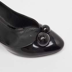 Pre Owned Louis Vuitton Black Patent Leather Betty Pumps Size 38