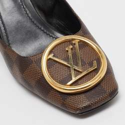 مملوكة مسبقًا Louis Vuitton Brown Mongram Canvas Madeleine Pumps Size 40.5