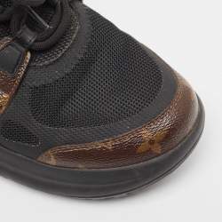 Louis Vuitton Black Mesh and Monogram Canvas Archlight Sneakers Size 41