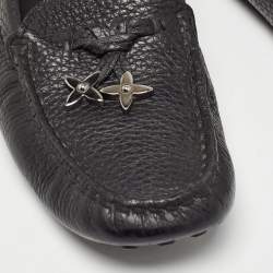 Louis Vuitton Black Leather Charm Loafers Size 36