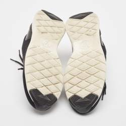 Louis Vuitton Black Fabric and Monogram Canvas Aftergame Sneakers Size 39