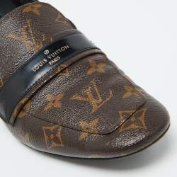 Louis Vuitton Monogram Coated Canvas Upper Case Loafers Size 40