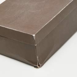 Pre Owned Louis Vuitton Brown Multicolor Leather and Canvas Ankle Strap Sandals Size 39