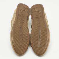Louis Vuitton Brown Suede Low Top Sneakers Size 38